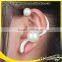 glow in the night ear cuff flat stud earring pearl