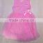 Baby Girl 2015 Wedding Party Dress Lace Cotton Puffy Dress Many Color Bowknot Dress
