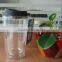 Fashionable Double Wall Travel Mug with Screw Lid/14OZ