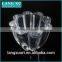 LX-Z005 flower design crystal glass tealight candle cup