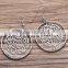 2015 New Design Colored Hoop Round Shaped Earrings In Stock