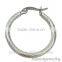 silver tone twisted stainless steel bulk hoop earrings                        
                                                                                Supplier's Choice
