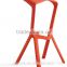 modern stackable bar chairs with durable plastic for bar furniture