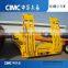 CIMC 3 Axle 60 Tons new low bed semi trailer used for transport loaders