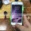 color changing LED phone case with led light & buit-in battery light selfie phone case