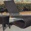 Sea side wicker furniture umbrella for rattan lounge chair