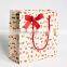 String handle decoration handmade paper bag for christmas