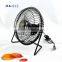 Wholesale 6 inch full metal ajustable air cooling table fan with USB plug