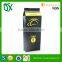 New products 2016 online shopping from china supplier Wholesale 12 oz custom printing matt black tin tie coffee bag with vavle
