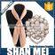 wholesale fashion stretch korean brooch rhinestone brooch scarf clip