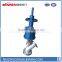 Factory store discharge valve with pneumatic or electric actuator no dead zone off operating for layout made in China