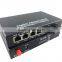 2SFP ports & 4 RJ45 ports fiber optic media converter , 10/100/1000Base fiber optic transceiver