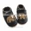 soft sole new born baby leather shoes with elephant design