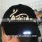 Promotional led fiber optic lighted hats