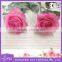 hand touch pink artificial rose flower