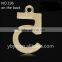 Clothing decorative metal appliques