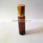 Perfume roll on glass bottle 10ml amber and blue roll on bottle