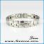 Ailbaba silver wholesale health care men bio armband energy magnetic bracelet