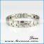 Stainless steel/tungsten/silicone/ titanium magnetic bracelet health care