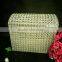 whole sale wedding decoration crystal money box for wedding centerpieces