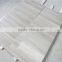 Natural China Wooden vein White Marble stone tile slab