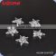 LIDORE Battery Operated LED Lights Arcylic Snow Large Transparent Stars