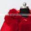 120204 cashmere cape with fox fur trim