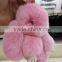 wholesale colorful rex rabbit fur little rabbit key chain