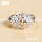 Jingli Jewelry Fashion Flower Shaped Wedding Ring For Women (YJ-392)