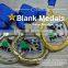 Custom Gold Silver Bronze Running Marathon Sports Award Blank Metal Medal