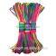 Firestarter Plastic Whistle Side Release Buckle Rainbow paracord for outdoor self resuce