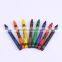 Bulk 8mm kids abstract painting paraffin wax solid paint sticks color crayon in paper box