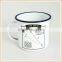 New design of promotion item Personalised Enamel Blackboard coffee Mug by SOPHIA VICTORIA JOY in stockage
