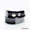 High quality Fashion More Color Adjustable Rhinestone Velvet Bracelet For Lady