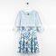 Pretty Steps 2016 Hot Sale Dress Flower Printed Women Dress High Quality Womens Casual Half Sleeve Dress