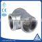 3/4"galvanized/black color cast iron pipe fitting equal tee
