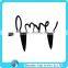 Black "LOVE" Wedding Cake Topper