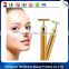 Face care massager Facial Roller Serum Massage Skincare Wrinkle Treatment Energy Beauty Bar Care Massage 24K Gold
