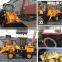 Chinese farm tractor machine radlader with ce, industrial equipment 1.0 ton hoflader for sale