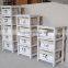 Wooden Cabinet With Fabric Drawer /Living Room Chest