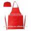 non-woven kitchen and hat set