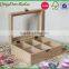 factory price top quality unfinished home decorative wooden storage box,wooden storage box