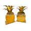 Pineapple Metal Bookends For Decorating Your Home