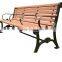 Cast iron Legs Outdoor Wooden Bench