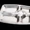 SS18/8 Stainless Steel Fast Food Tray