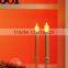 Yellow Moving Flame LED Wax Dripping Taper Candles Window Candles
