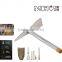 Portable Outdoor rescue multi tool folding army shovel with fire sticker and compass
