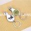 Foldable cheap good quality opener key ring stainless steel metal nail clipper