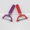 Red And Purple Stainless Steel Blade Peeler