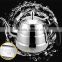 Non-electric stainless steel 304 induction tea pot coffee water tea steel kettle